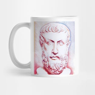 Parmenides of Elea Portrait | Parmenides of Elea Artwork | Line Art Mug